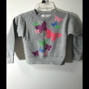 Hanes girls heather grey sweatshirt
