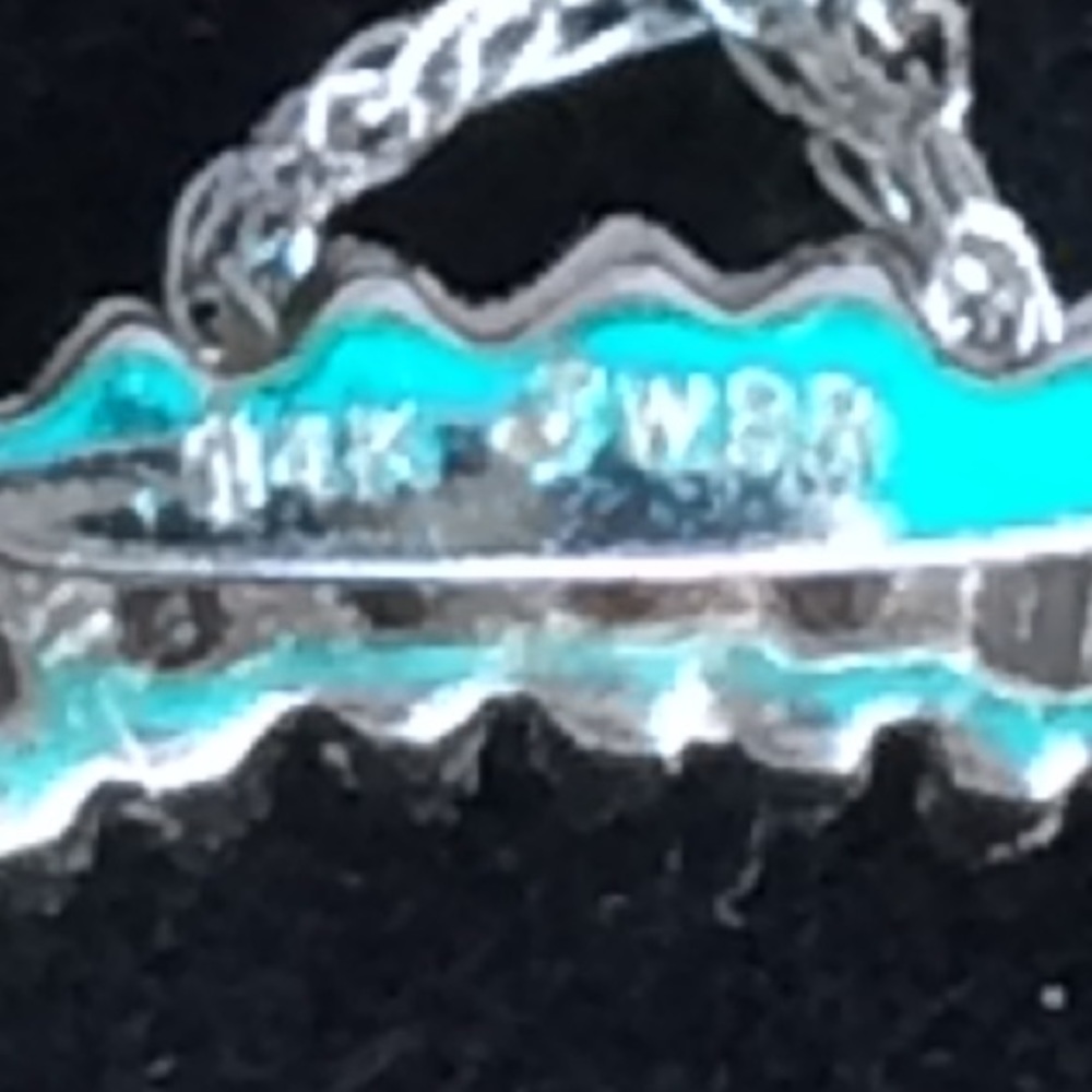 🆕 2 CT GENUINE DIAMOND 14K WG - Picture 7 of 8