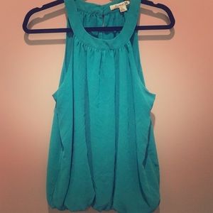 F21 teal top