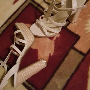 Thick heel summer shoes