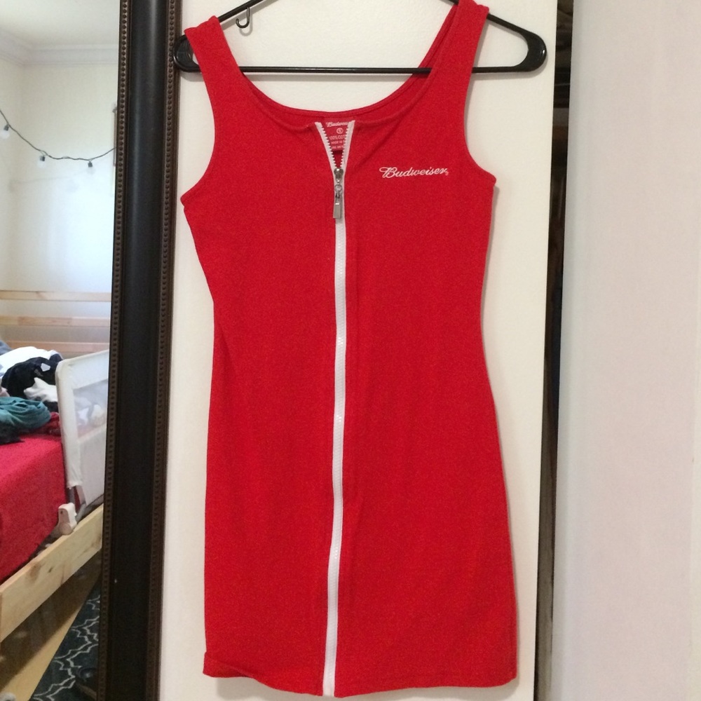 Tight sexy Budweiser dress