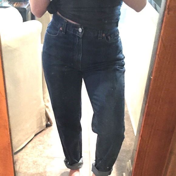 Levi's Denim - Vintage Levi's 550 high waisted jeans dark wash