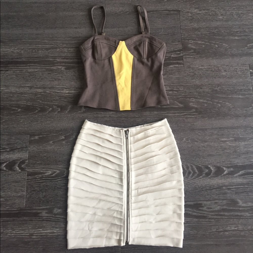UO corset crop top