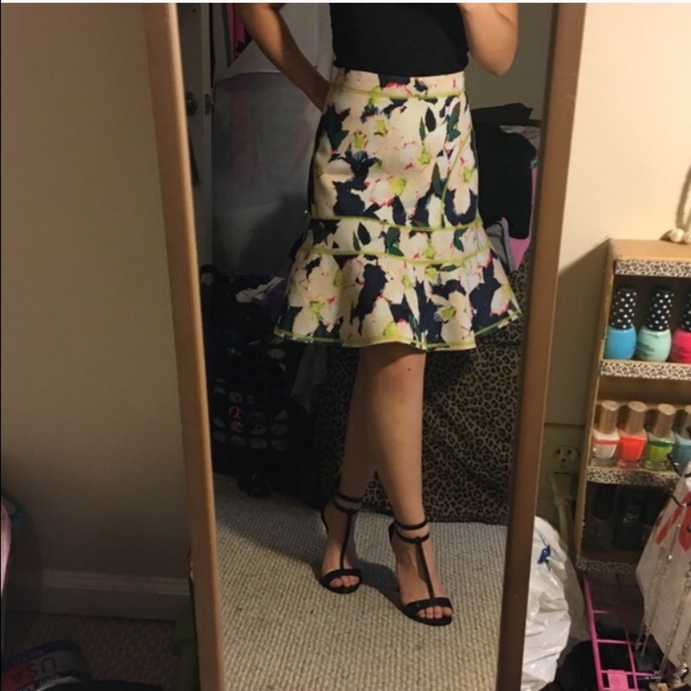 JCrew Floral Skirt