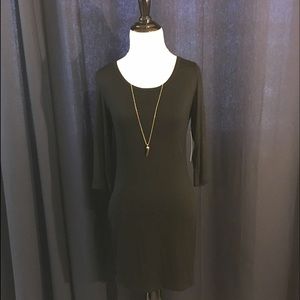 TOBI black cotton dress