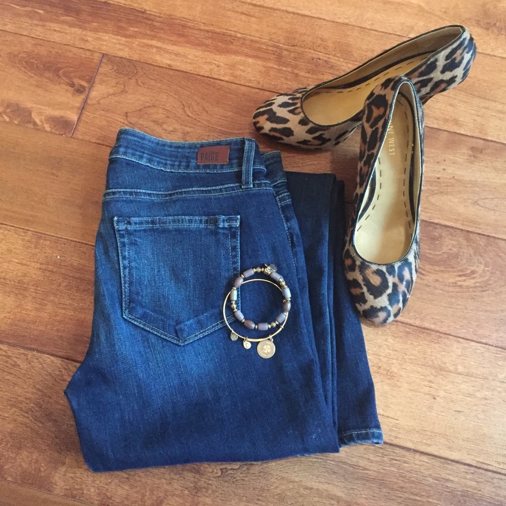 PAIGE Skyline Ankle Peg Denim size 28 NWOT