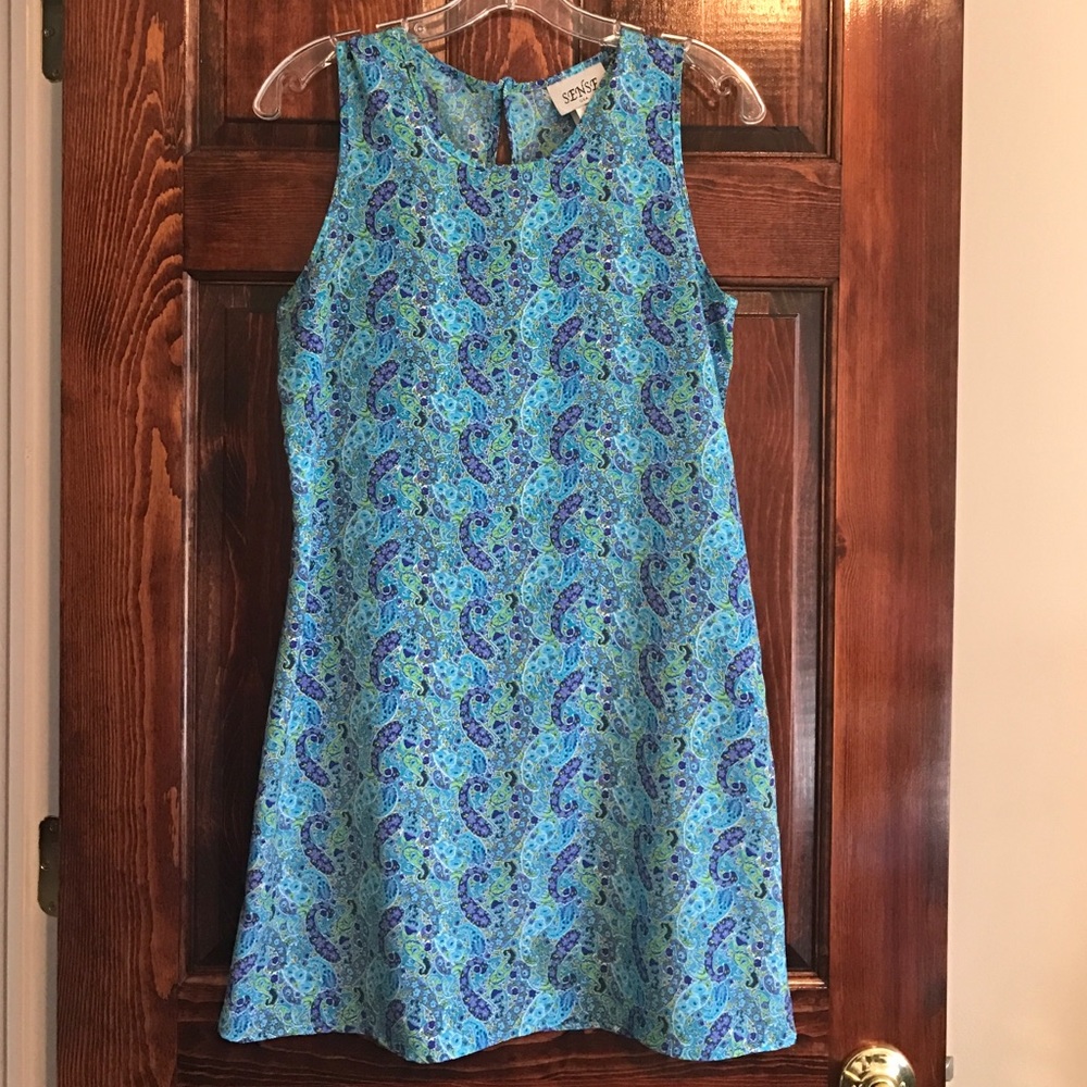 Beautiful A-line Paisley Summer Dress