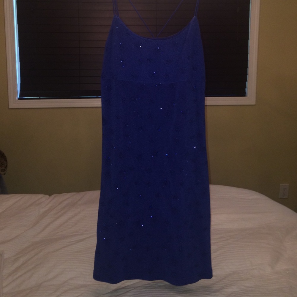 Sparkly dress above knee