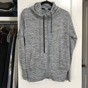 Actra Grey full zip hoodie