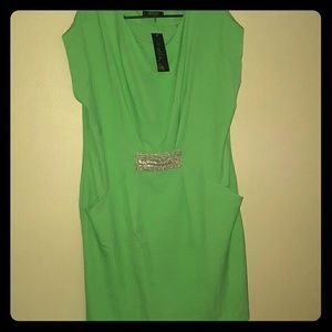 NWT Light Green midi dress ? plus size! Never worn