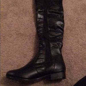 Black boots never been worn