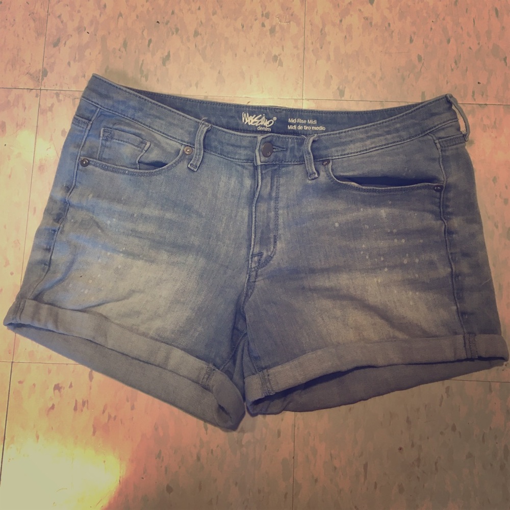 Denim shorts