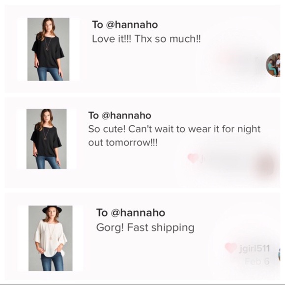 LAST ONE! Bell Sleeve Top-BLACK - Picture 6 of 7