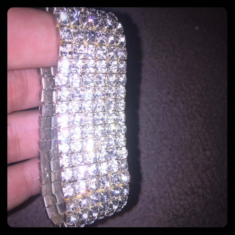 Diamond bangle bracelet
