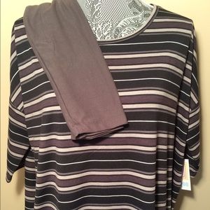 Lularoe medium irma & os leggings nwt
