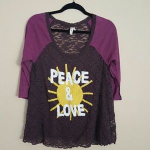 Peace & love top