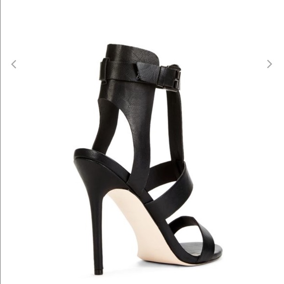 JustFab Telora Black High Heel Sandals 7.5 NIB - Picture 3 of 4