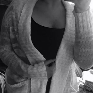 Full tilt cream colored sweater cardigan! SIZE M