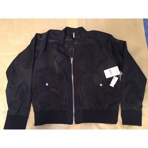 Free People Midnight Bomber - Black - Brand New