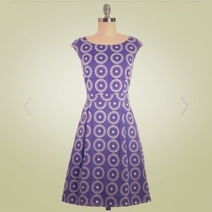 Modcloth blue & white dress