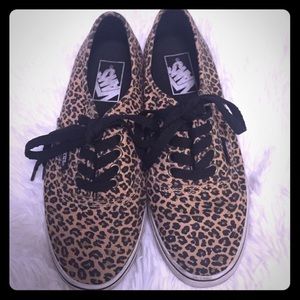 Vans cheetah shoes