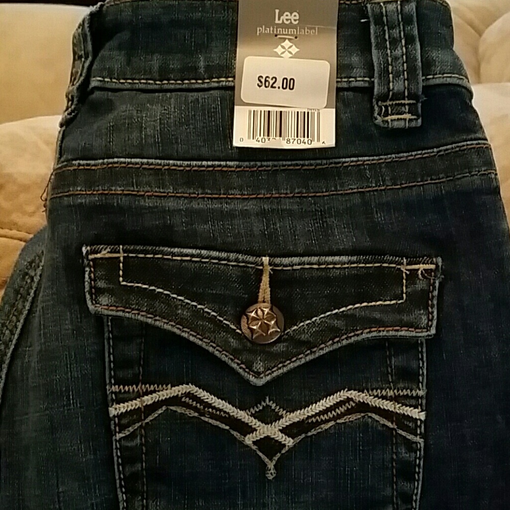 Lee jeans, brand new , never worn with tags .