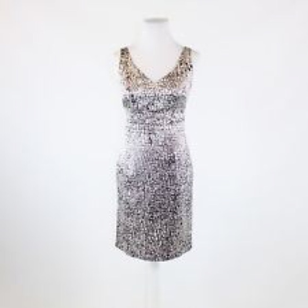 Ann Taylor size 16 brown/white dress
