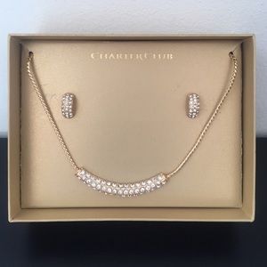 Fashion Jewelry Set | Huggies + Necklace