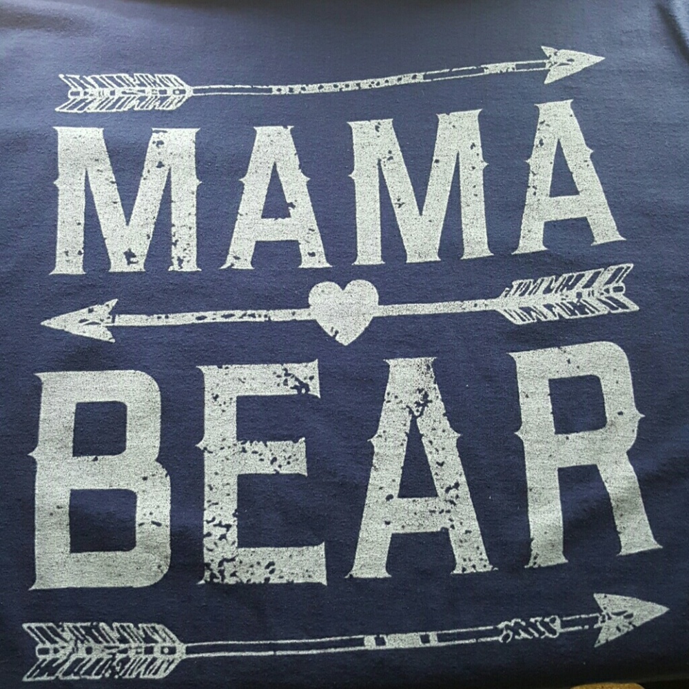 Extra large screen printed tee