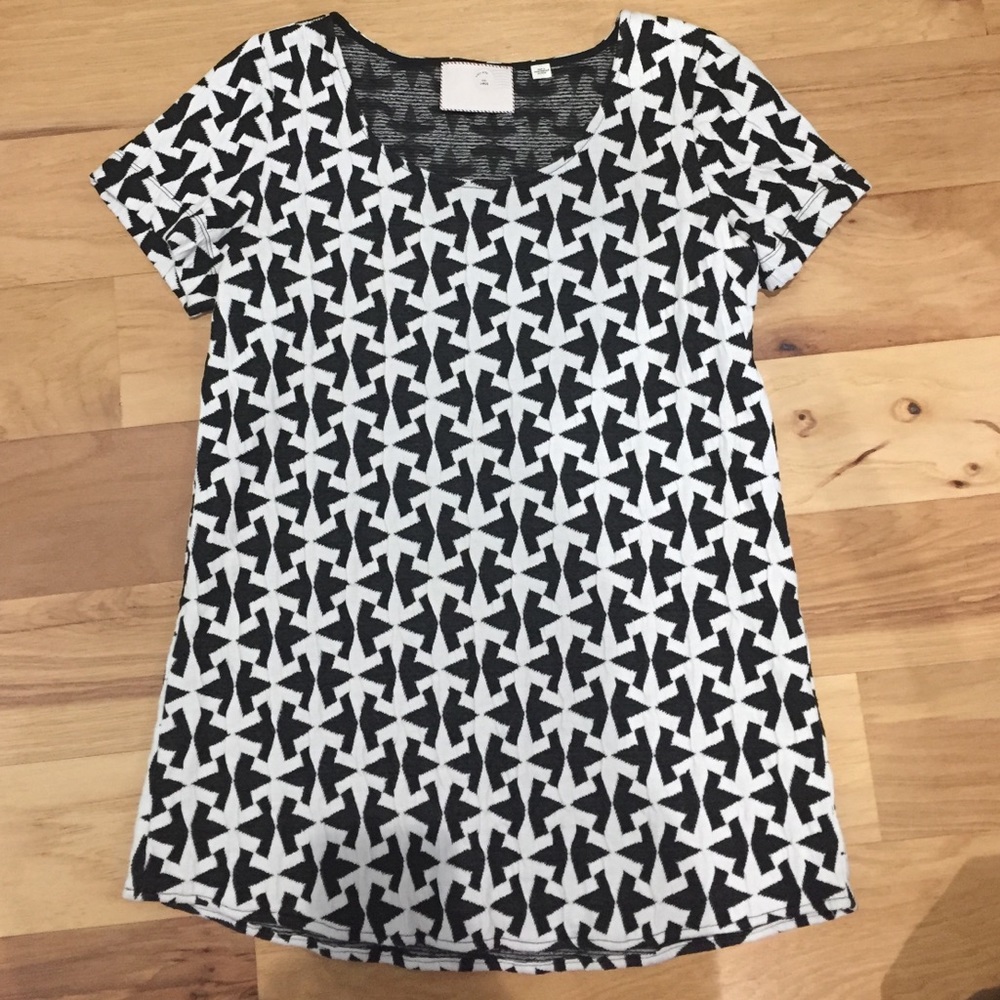 Black & White Print Tunic