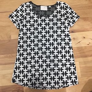 Black & White Print Tunic