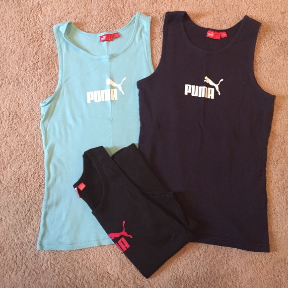 Lot of 3 medium puma tank tops - Picture 2 of 3