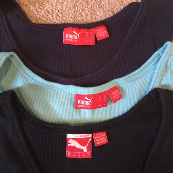 Lot of 3 medium puma tank tops - Picture 3 of 3