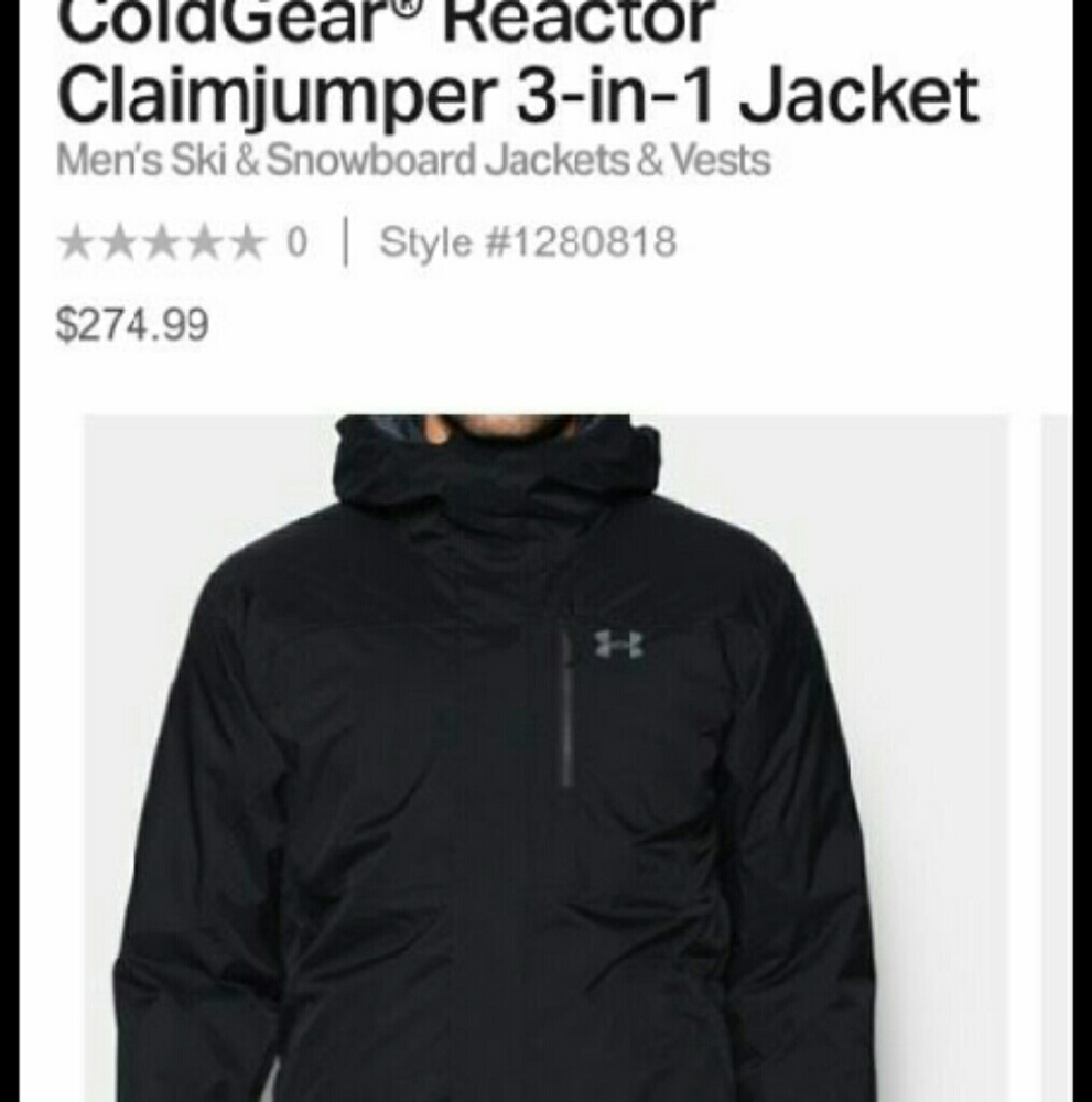 3 in 1 under Armour jacket
