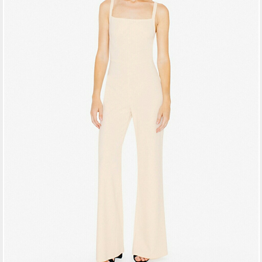 *NWT American Apparel* Sexy Cream Jumpsuit