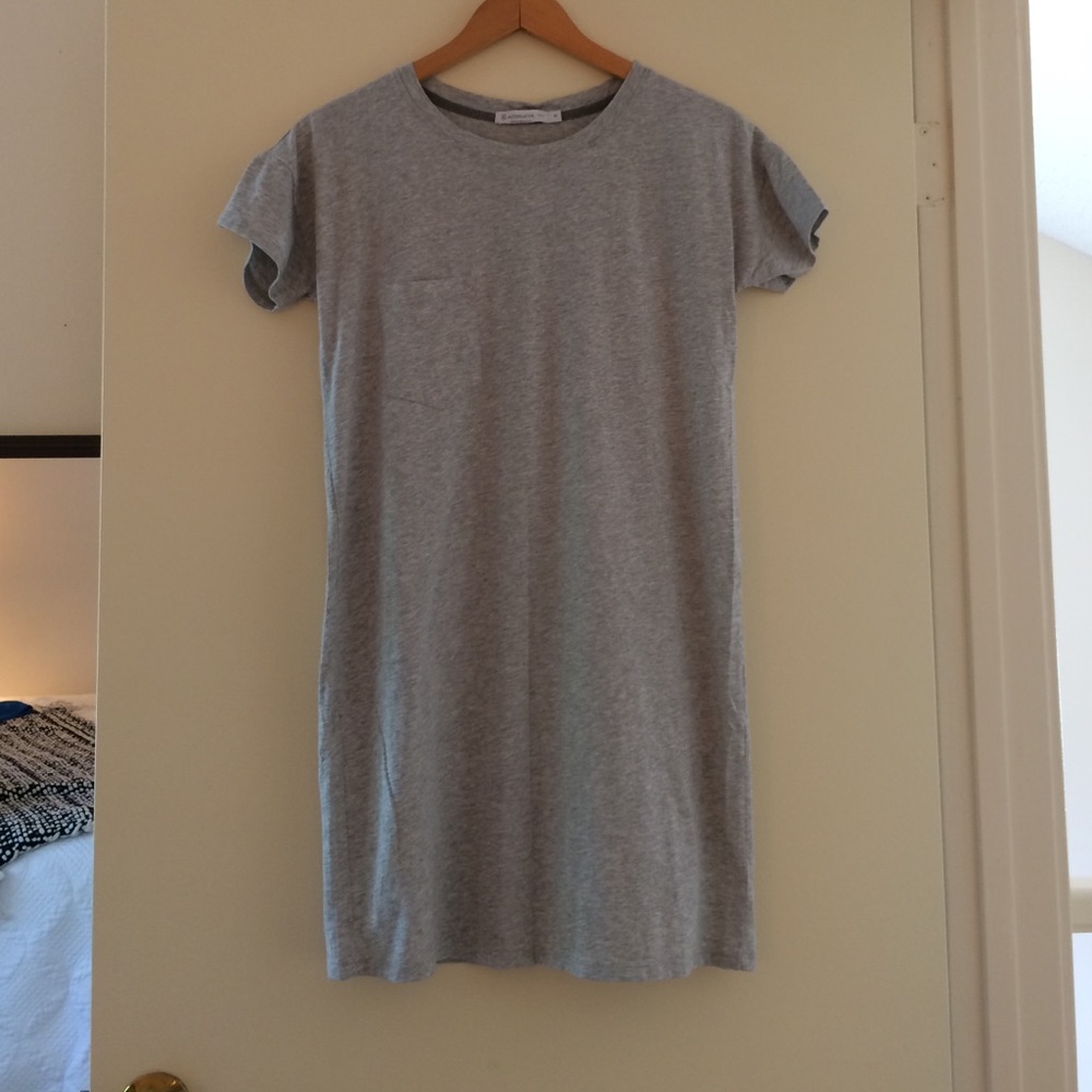Alternative Light Grey T Shirt Dress Sz M