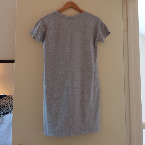 Alternative Light Grey T Shirt Dress Sz M - Picture 2 of 4