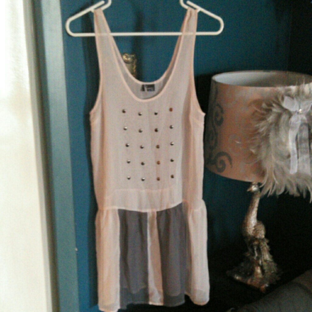 Sheer long top