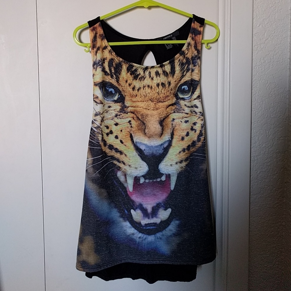 Forever 21 Tiger Graphic Tank