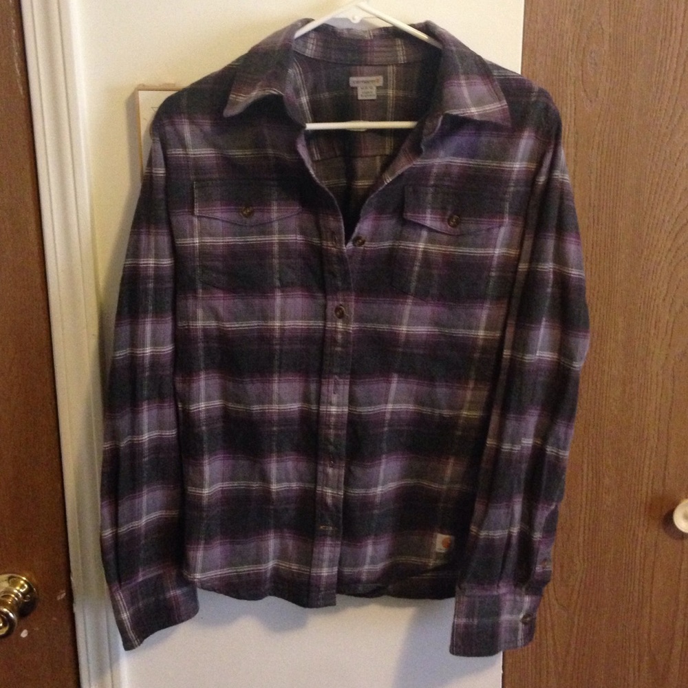 Women's Carhartt Purple Flannel