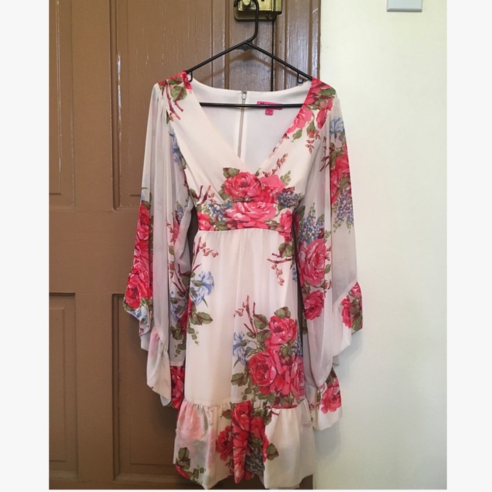 BETSEY JOHNSON Boho Dress, Sz 10