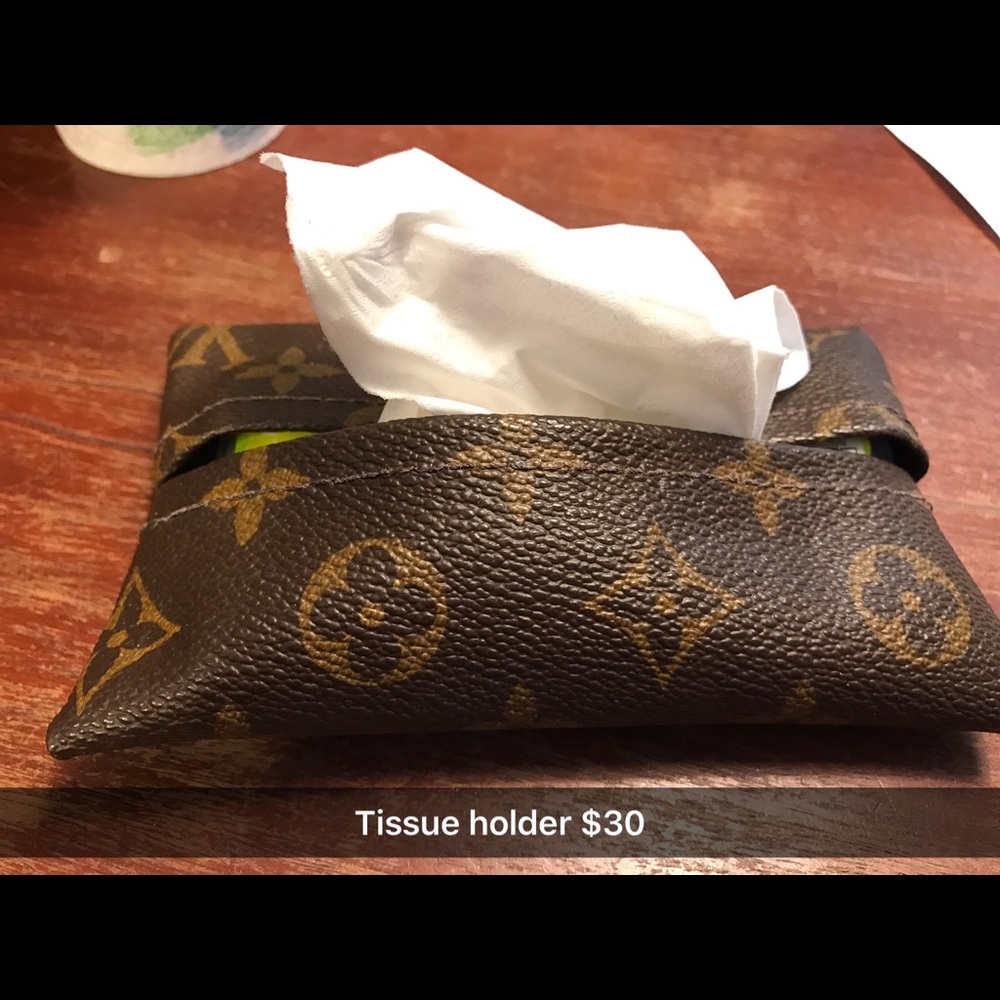 Hand made with real LV leather