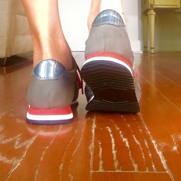 📍Sold📍Authentic Alexander Wang sneakers 💙❤️ - Picture 3 of 4