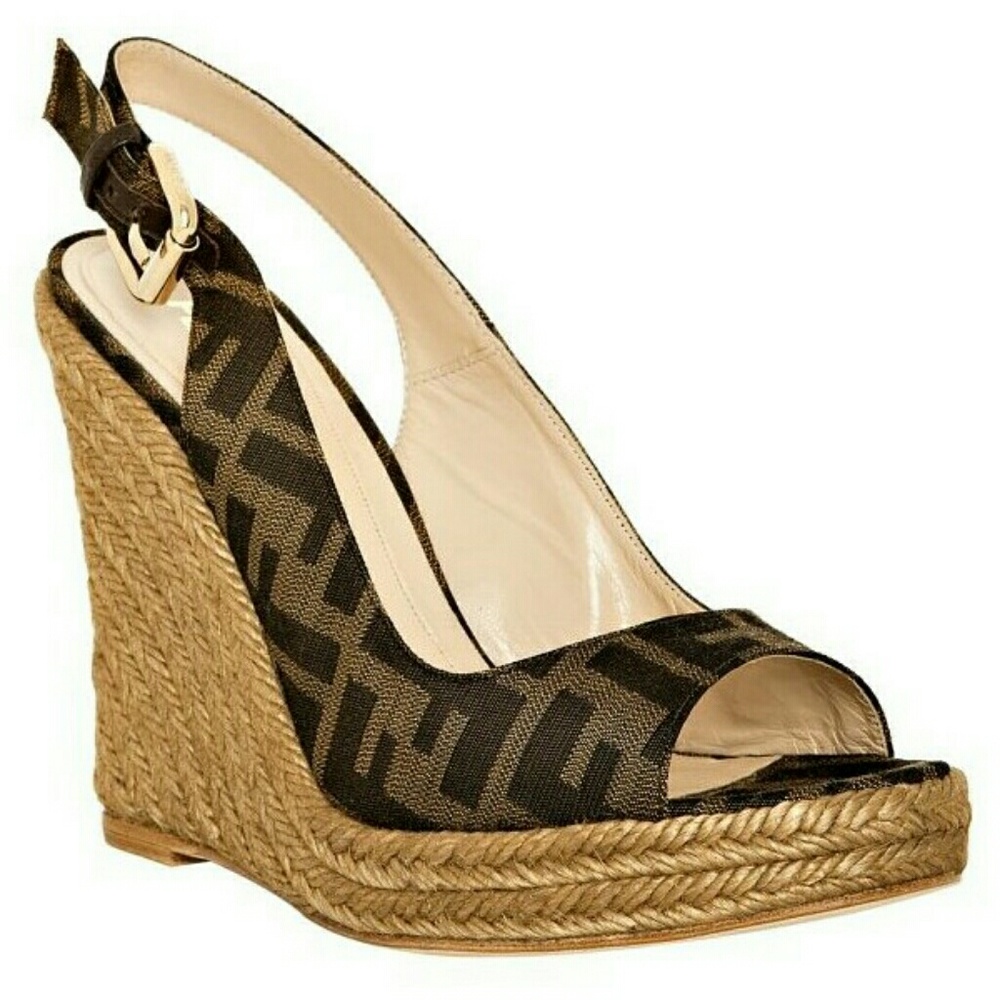 Authentic Fendi wedges - Picture 5 of 5