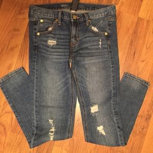 MOSSIMO Skinny Boyfriend Distressed Jeans Size 00
