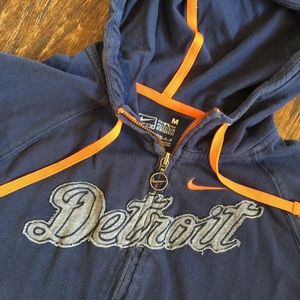 NIKE Detroit Tigers full zip hoodie M