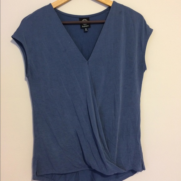 Blue XS wrap top - Picture 1 of 2