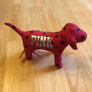 Polka dot PINK dog