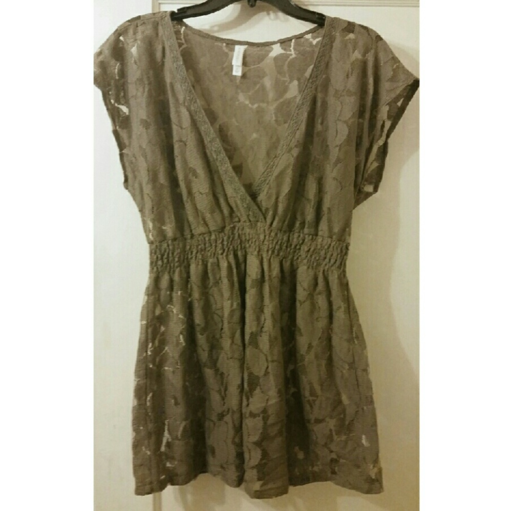 Xhilaration Lace Babydoll Top