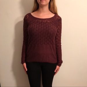 Burgundy Sweater